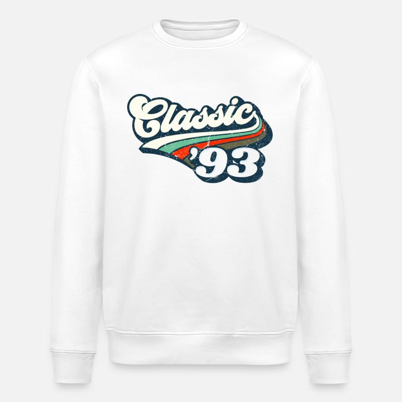 Classique '93 - Sweat bio ROLLER Stanley/Stella Unisexe - blanc
