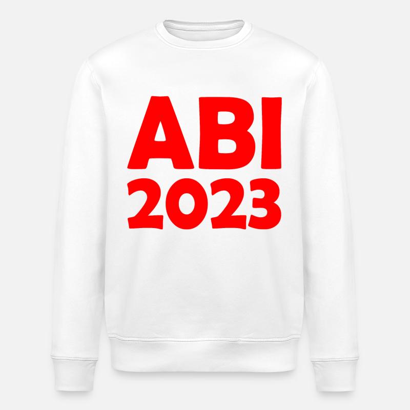 Abi 2023 - Stanley/Stella Unisex Bio-Sweatshirt ROLLER - Weiß