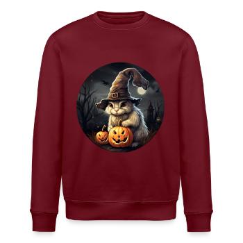 Halloween Häschen - Stanley/Stella Unisex Bio-Sweatshirt ROLLER - Weiß - Vorne - Nik (191cm)