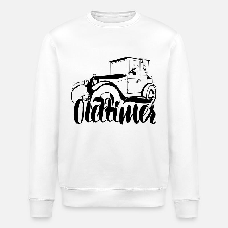 Oldtimer - Sweat bio ROLLER Stanley/Stella Unisexe - blanc