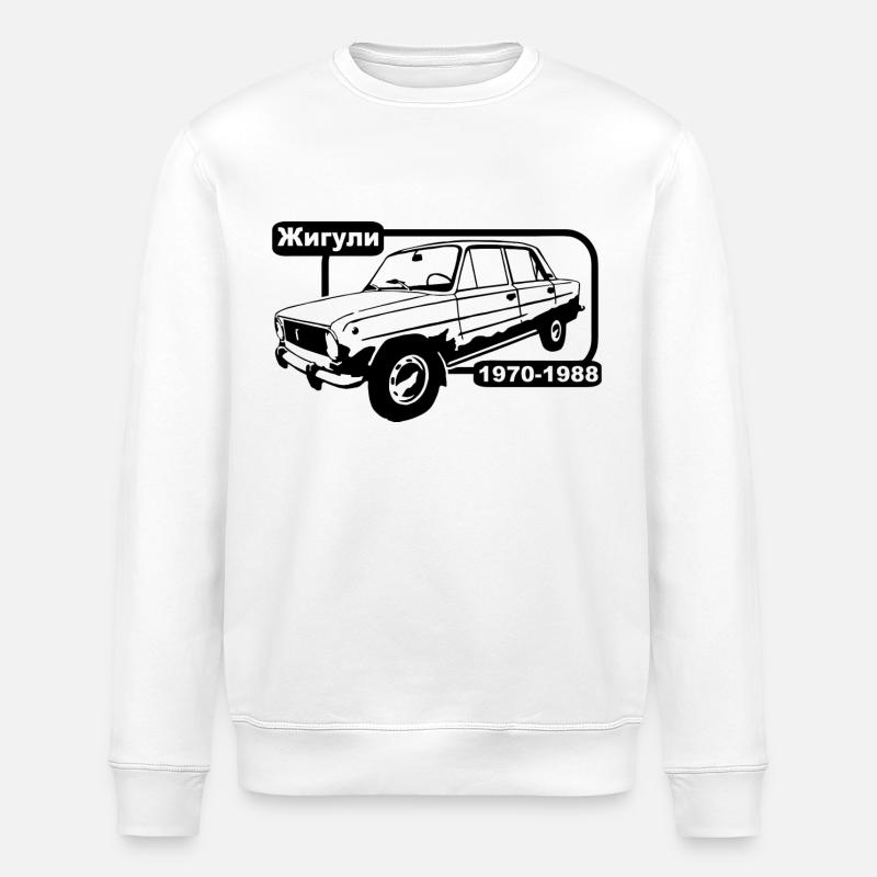 Lada Shiguli - Stanley/Stella Unisex Bio-Sweatshirt ROLLER - Weiß