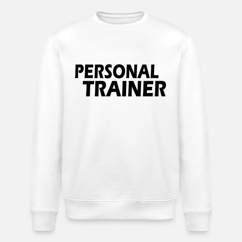 Personal trainer - Sweat bio ROLLER Stanley/Stella Unisexe - blanc