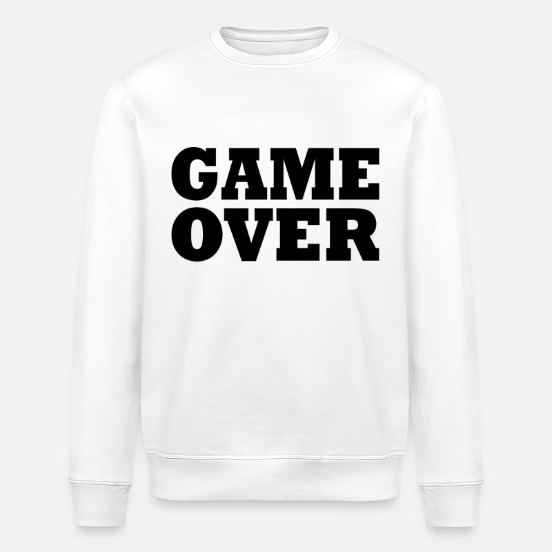 Game over - Sweat bio ROLLER Stanley/Stella Unisexe - blanc