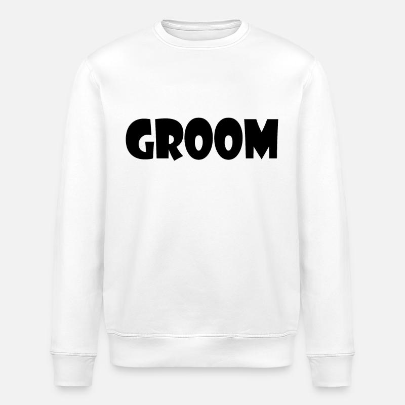 Groom - Stanley/Stella Unisex Bio-Sweatshirt ROLLER - Weiß