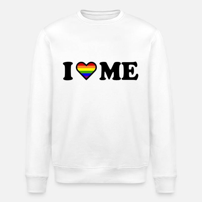 I love me - Sweat bio ROLLER Stanley/Stella Unisexe - blanc