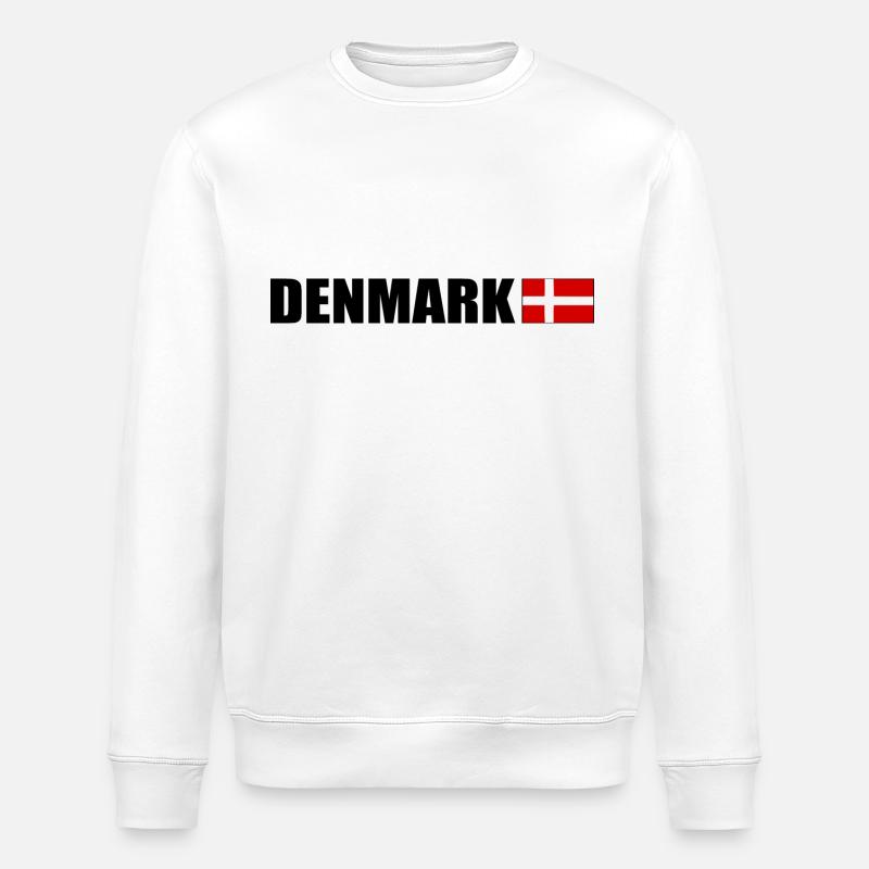 Denmark - Stanley/Stella ROLLER Unisex Organic Sweatshirt - white