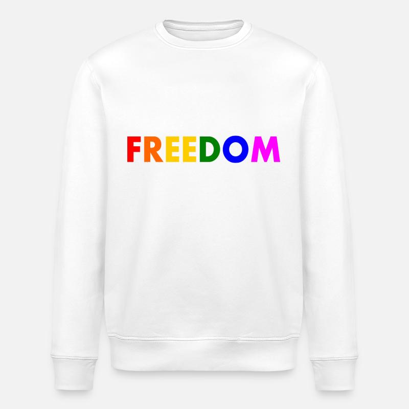 Freedom - Sweat bio ROLLER Stanley/Stella Unisexe - blanc