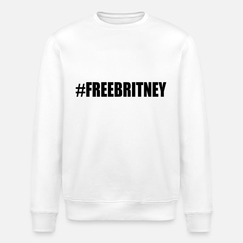 Free britney - Stanley/Stella Unisex Bio-Sweatshirt ROLLER - Weiß