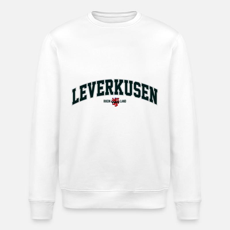 LEVERKUSEN - Stanley/Stella Unisex Bio-Sweatshirt ROLLER - Weiß