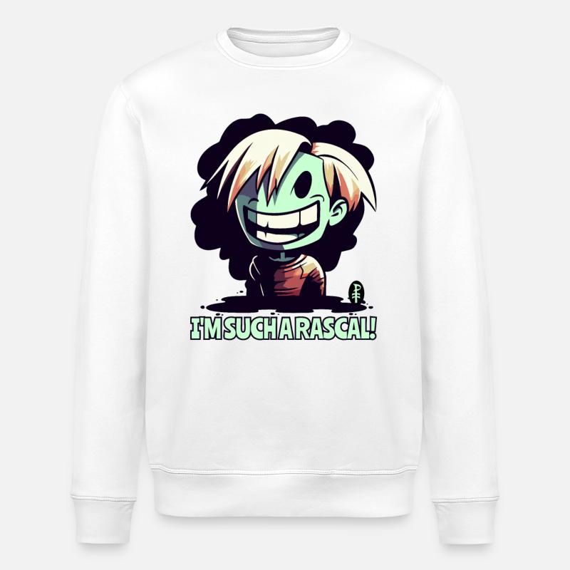 Ich bin so ein Schelm - Stanley/Stella Unisex Bio-Sweatshirt ROLLER - Weiß