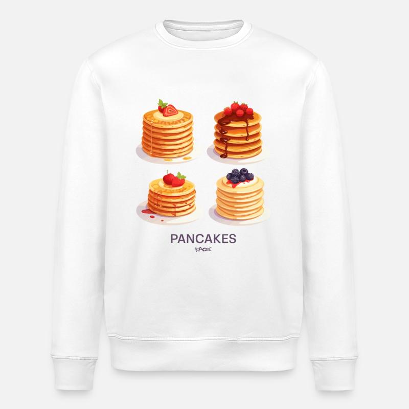 Fruchtige Pfannkuchen - Stanley/Stella Unisex Bio-Sweatshirt ROLLER - Weiß