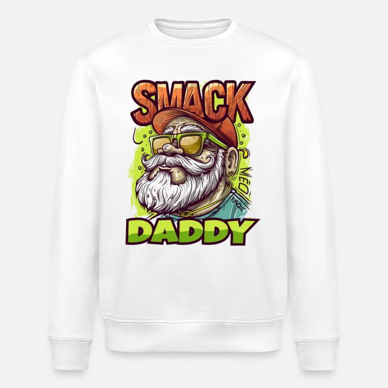 Smack Daddy - Stanley/Stella ROLLER Unisex Organic Sweatshirt - white
