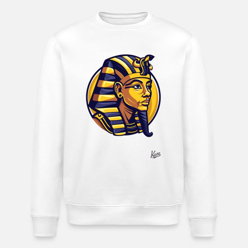 Die Mumie des Pharao - Stanley/Stella Unisex Bio-Sweatshirt ROLLER - Weiß