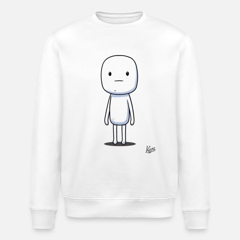 Marshmallow Guy : Le copain allumette - Sweat bio ROLLER Stanley/Stella Unisexe - blanc