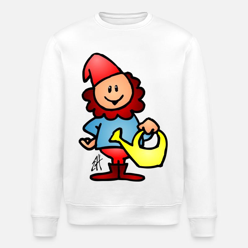 Gnome - Sweat bio ROLLER Stanley/Stella Unisexe - blanc