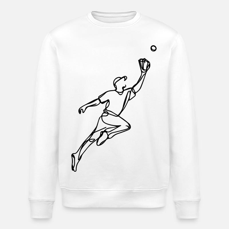 Joueurs de baseball - Sweat bio ROLLER Stanley/Stella Unisexe - blanc