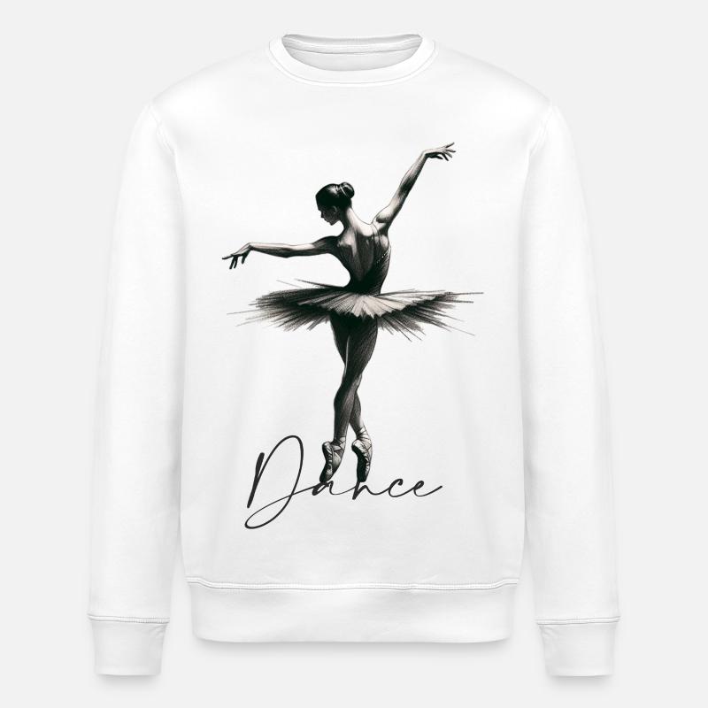 Dancer - Stanley/Stella ROLLER Unisex Organic Sweatshirt - white