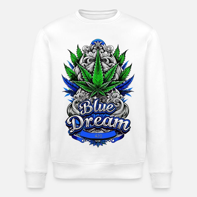 Blue Dream - Sweat bio ROLLER Stanley/Stella Unisexe - blanc