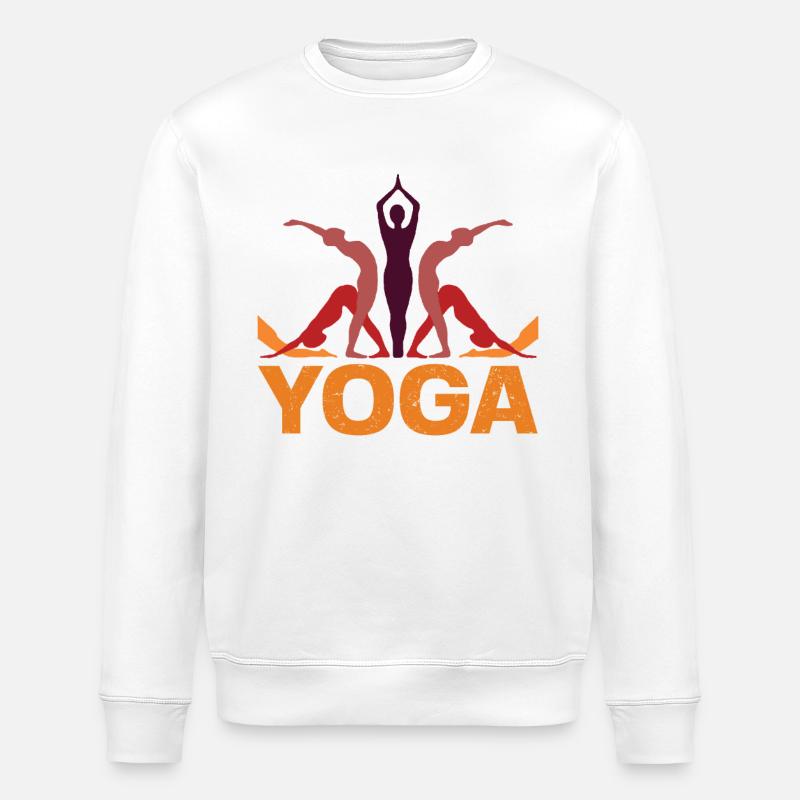 Yoga 002 - Sweat bio ROLLER Stanley/Stella Unisexe - blanc