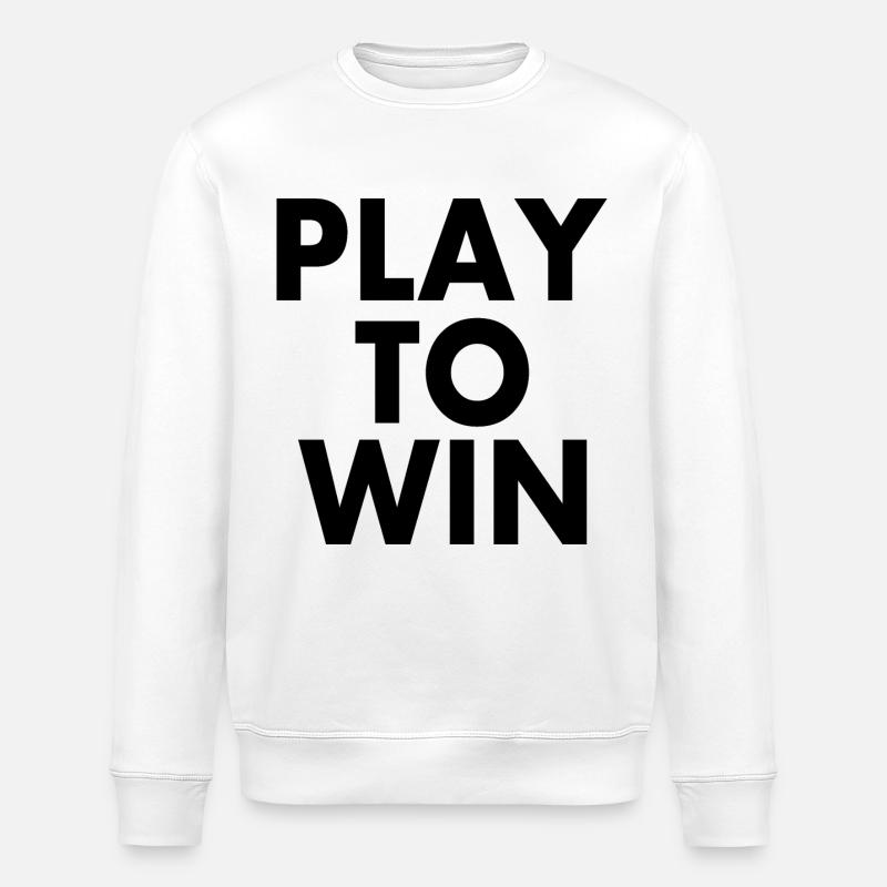 Play to win - Sweat bio ROLLER Stanley/Stella Unisexe - blanc