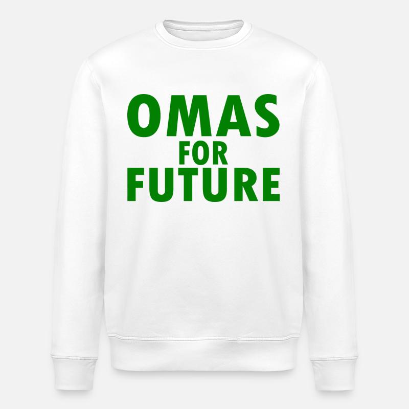Omas for future - Stanley/Stella Unisex Bio-Sweatshirt ROLLER - Weiß