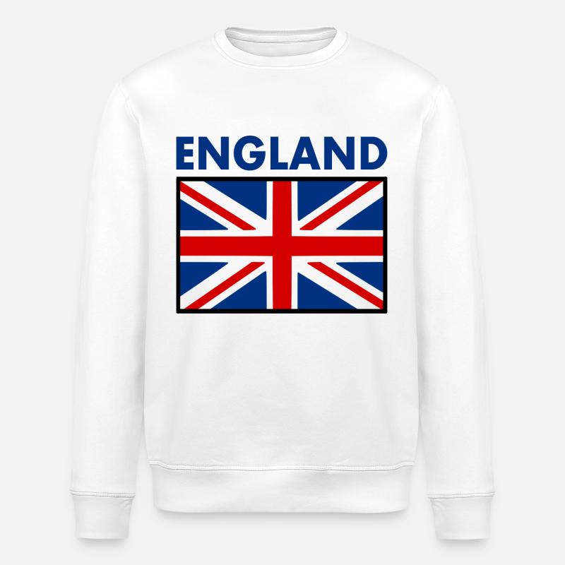 angleterre - Sweat bio ROLLER Stanley/Stella Unisexe - blanc