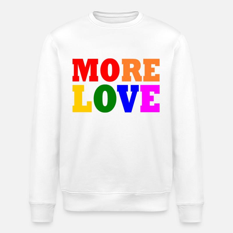 More love - Sweat bio ROLLER Stanley/Stella Unisexe - blanc