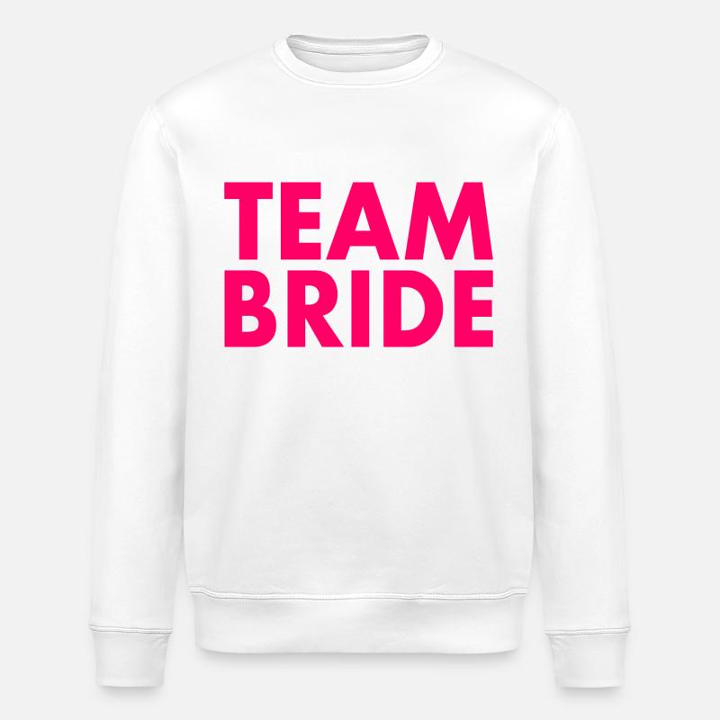 Team bride - Stanley/Stella Unisex Bio-Sweatshirt ROLLER - Weiß