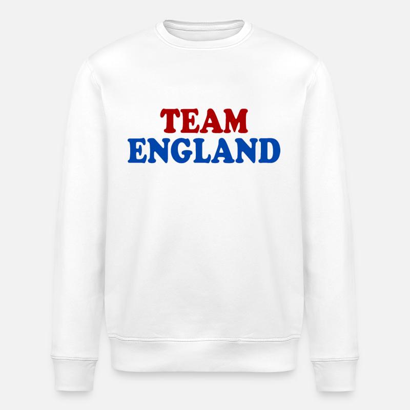 Team england - Stanley/Stella ROLLER Unisex Organic Sweatshirt - white