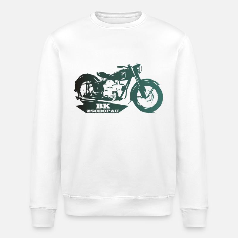 MZ BK Zschopau - Stanley/Stella Unisex Bio-Sweatshirt ROLLER - Weiß