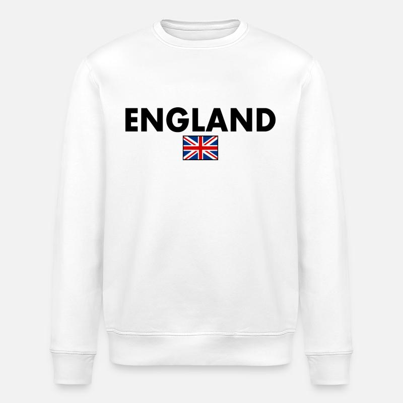 England - Stanley/Stella Unisex Bio-Sweatshirt ROLLER - Weiß