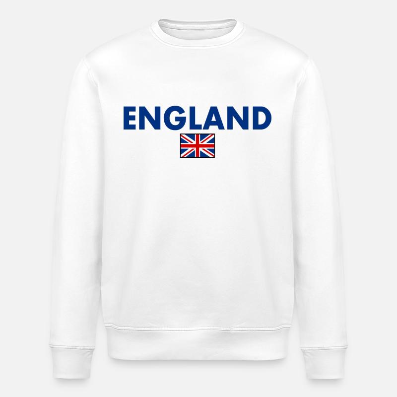 angleterre - Sweat bio ROLLER Stanley/Stella Unisexe - blanc