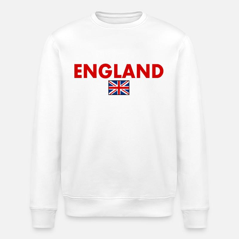 angleterre - Sweat bio ROLLER Stanley/Stella Unisexe - blanc
