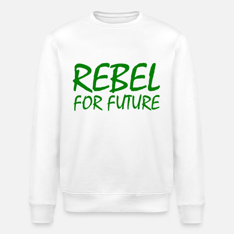 Rebel for future - Sweat bio ROLLER Stanley/Stella Unisexe - blanc