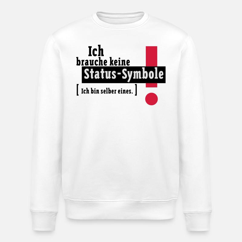 Status-Symbol - Stanley/Stella Unisex Bio-Sweatshirt ROLLER - Weiß