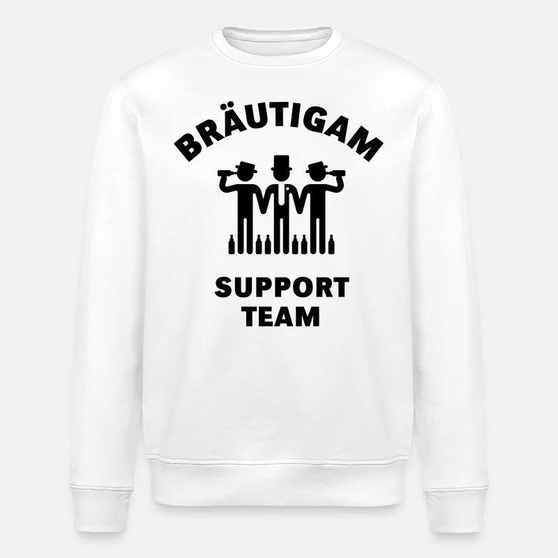 Équipe de soutien marié (JGA) - Sweat bio ROLLER Stanley/Stella Unisexe - blanc