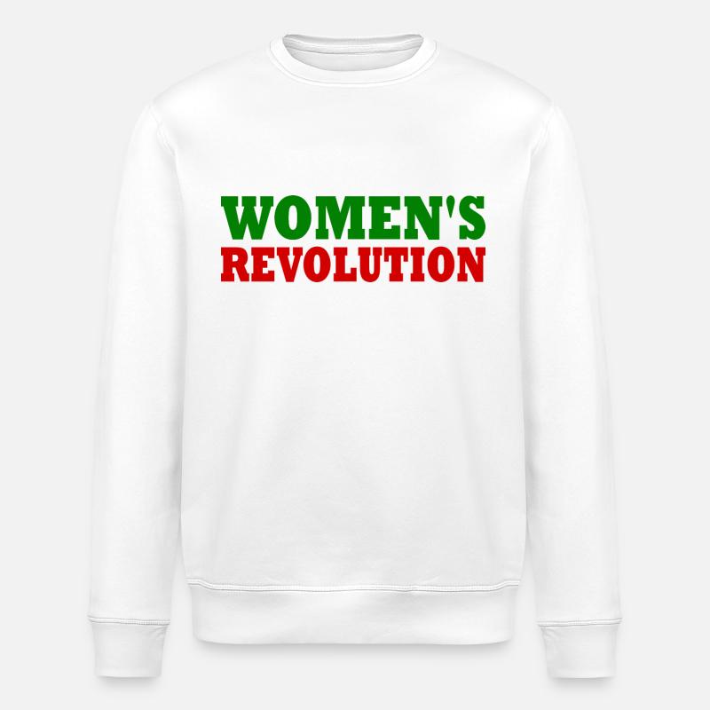 Womens revolution - Sweat bio ROLLER Stanley/Stella Unisexe - blanc