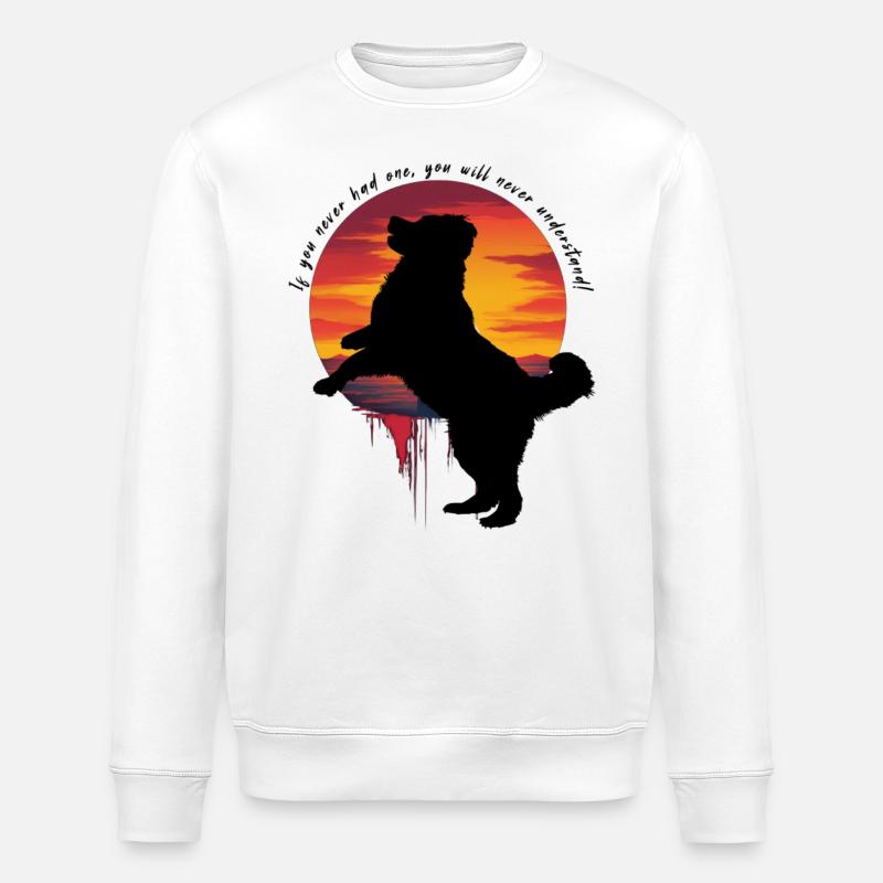 Berner Sennenhund - Stanley/Stella Unisex Bio-Sweatshirt ROLLER - Weiß