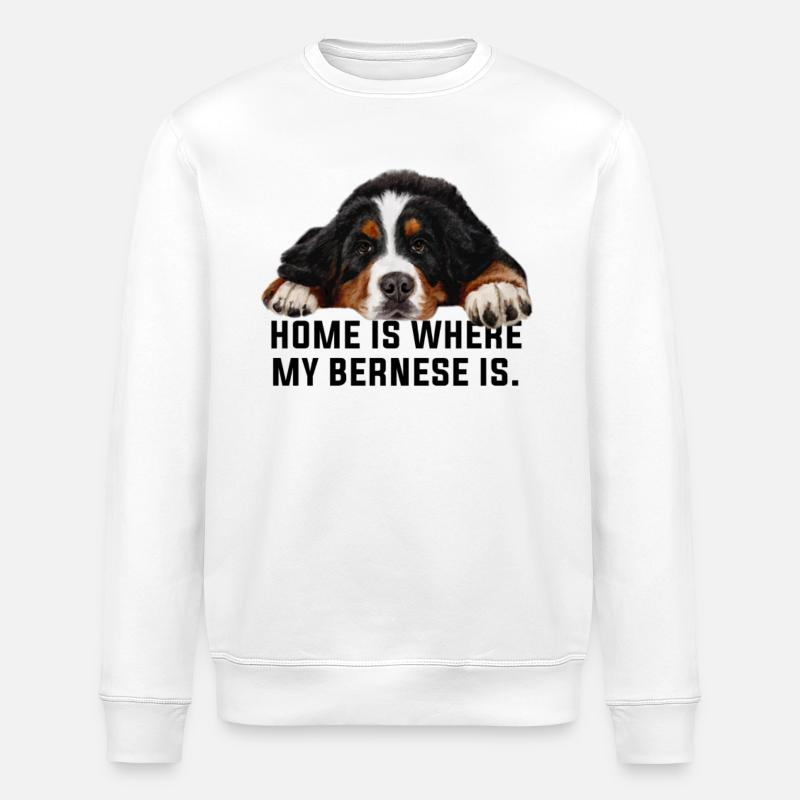 Bouvier bernois - Sweat bio ROLLER Stanley/Stella Unisexe - blanc