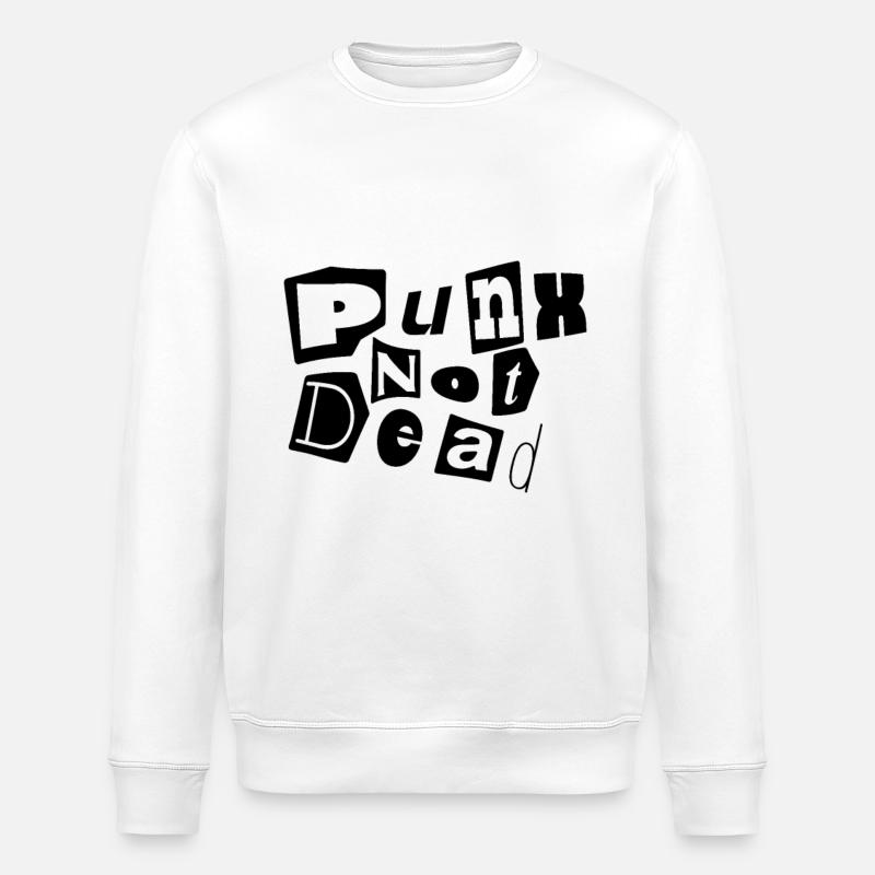 Punx not Dead - Punks not Dead - Sweat bio ROLLER Stanley/Stella Unisexe - blanc