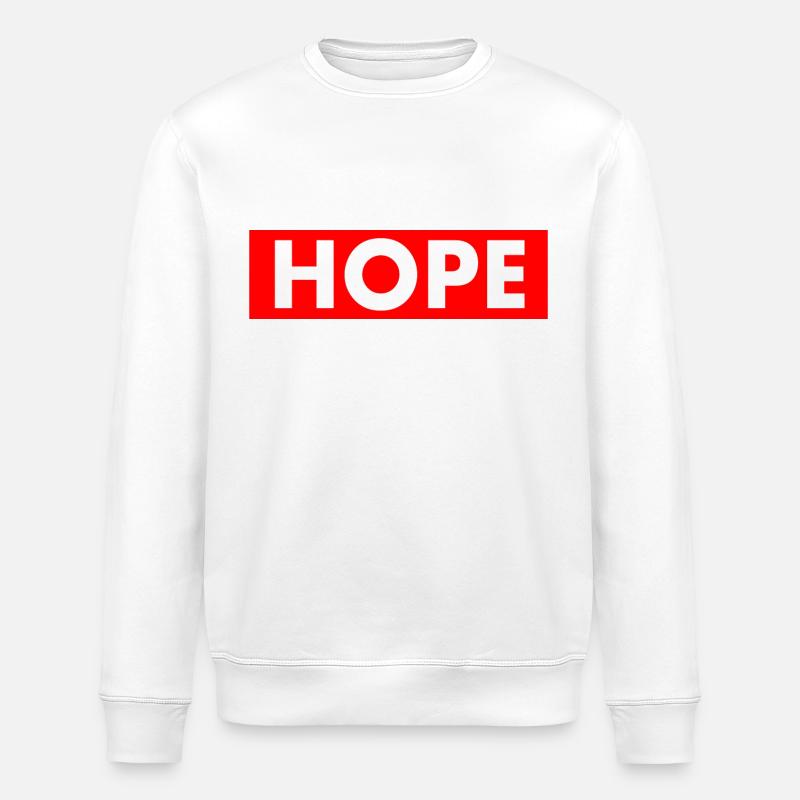 Hope - Stanley/Stella Unisex Bio-Sweatshirt ROLLER - Weiß