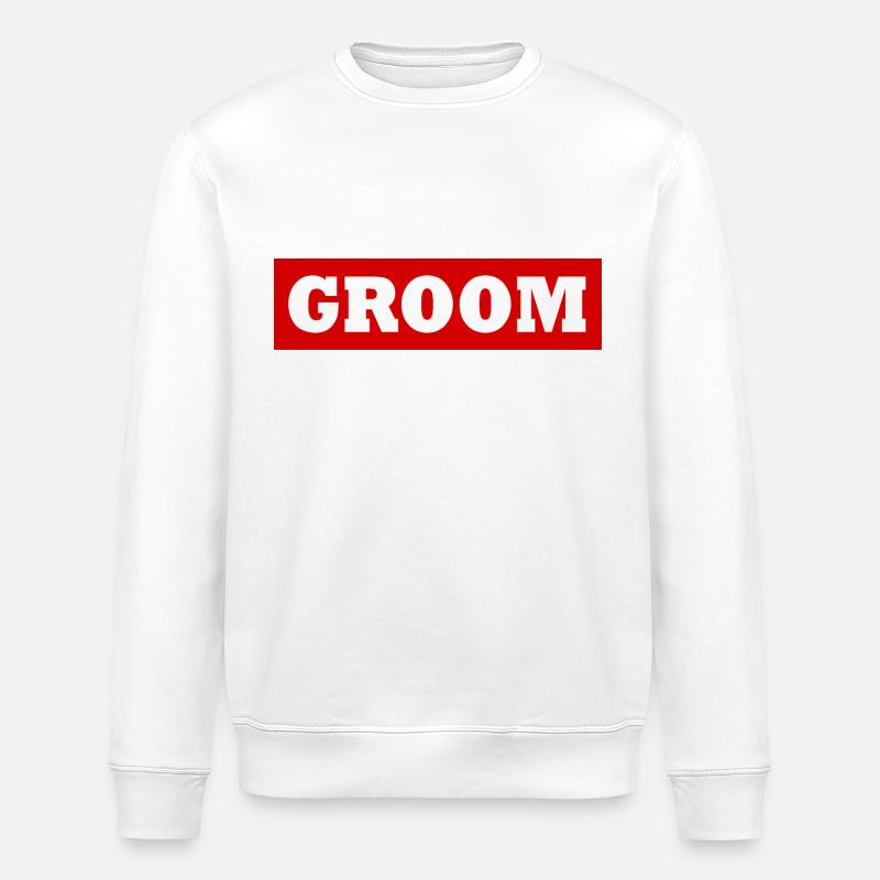 Groom - Sweat bio ROLLER Stanley/Stella Unisexe - blanc