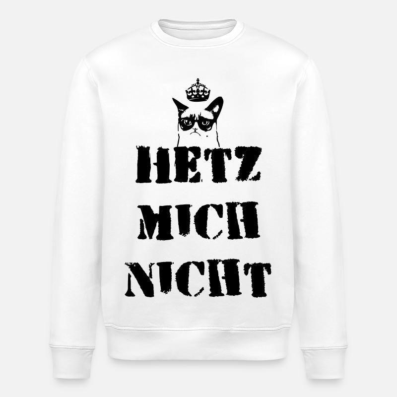 Don't rush me - Stanley/Stella ROLLER Unisex Organic Sweatshirt - white