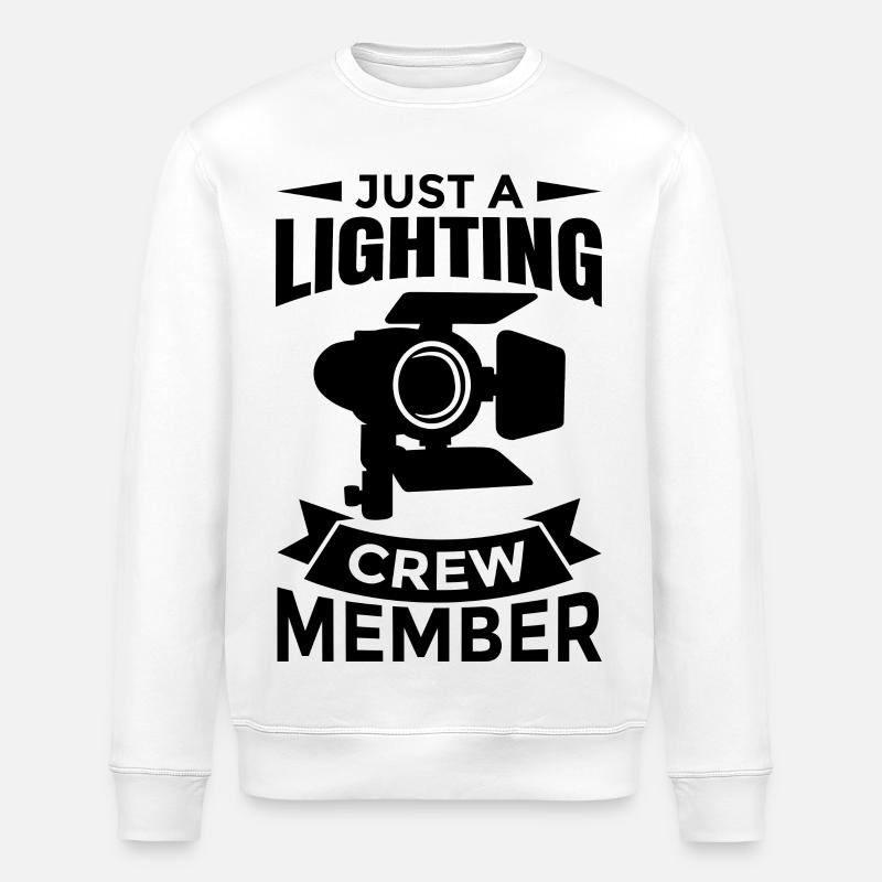 Lighting Direction - Stanley/Stella ROLLER Unisex Organic Sweatshirt - white
