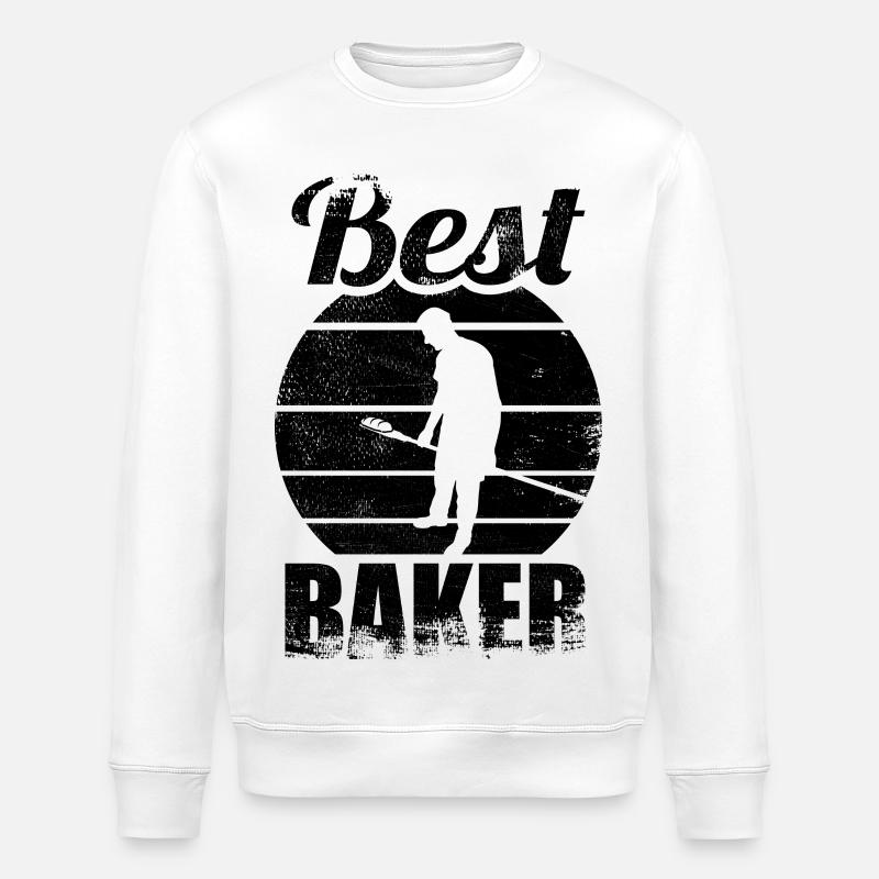 Bäcker - Stanley/Stella Unisex Bio-Sweatshirt ROLLER - Weiß