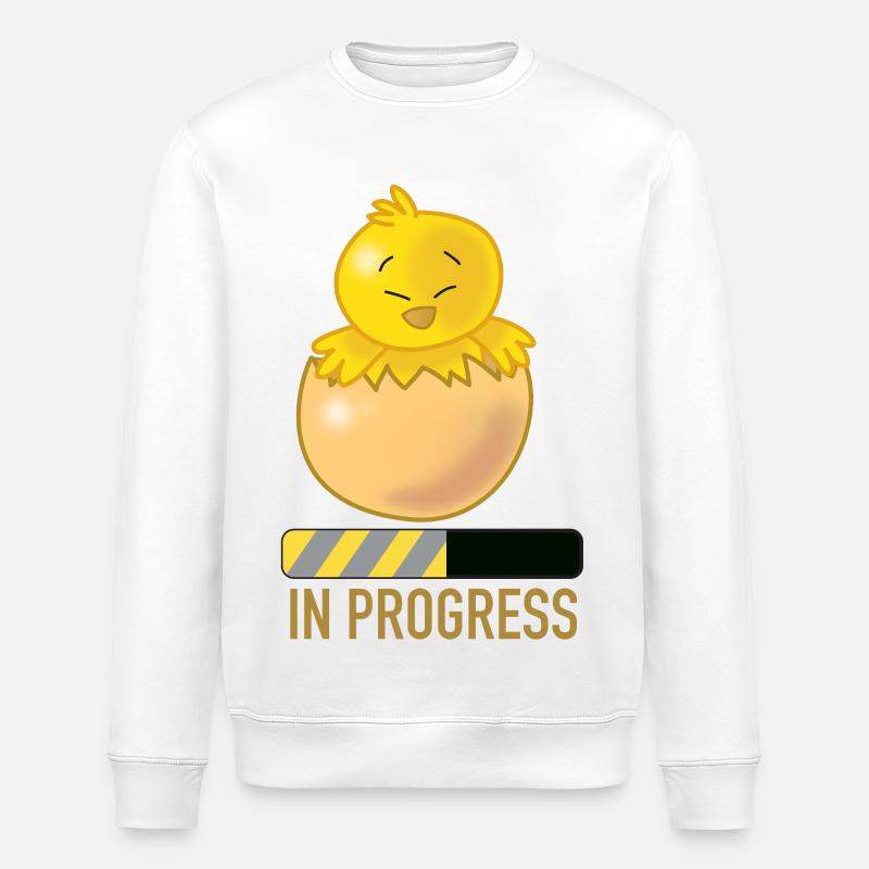 Werdende Mutter - Stanley/Stella Unisex Bio-Sweatshirt ROLLER - Weiß