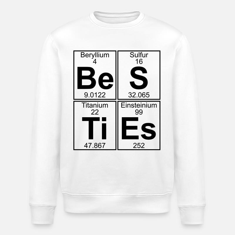 Sei-S-Ti-Es (besties) - Full - Stanley/Stella Unisex Bio-Sweatshirt ROLLER - Weiß