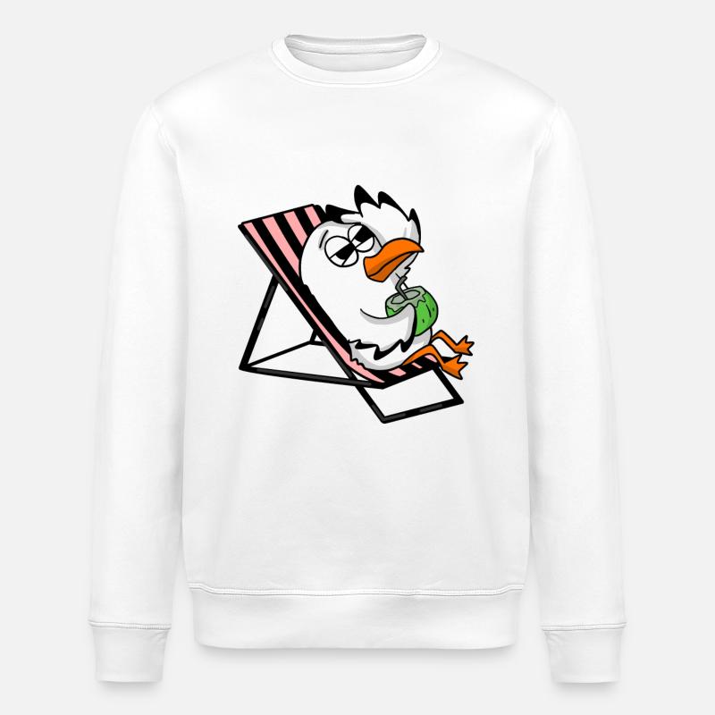 Möwe - Stanley/Stella Unisex Bio-Sweatshirt ROLLER - Weiß