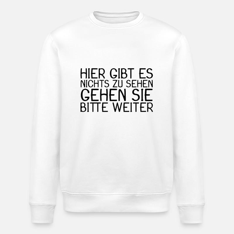 Lustige Sprüche - Stanley/Stella Unisex Bio-Sweatshirt ROLLER - Weiß