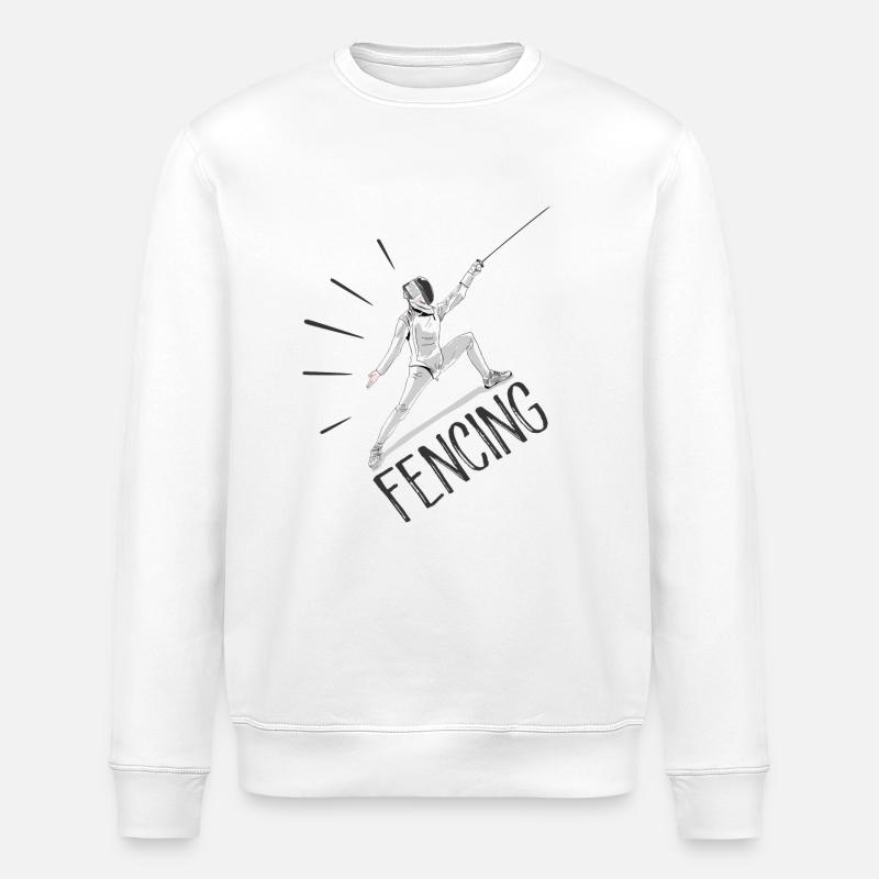 Fechten - Stanley/Stella Unisex Bio-Sweatshirt ROLLER - Weiß